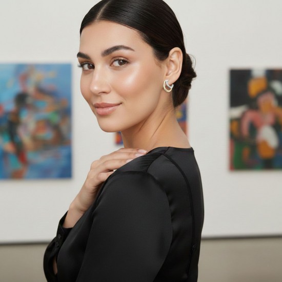 Anting Two Tone Bimbo