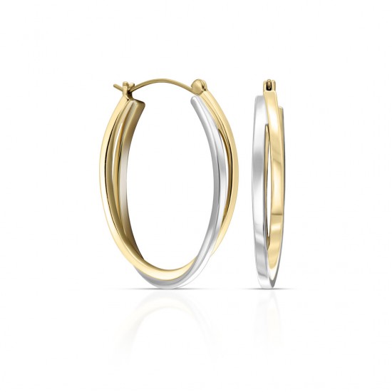 Anting Hoop Two Tone Nisa
