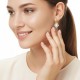 Olga Zircon Gold Earrings