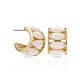 Scala Pearl Gold Earrings