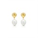 Shores Pearl Gold Earrings