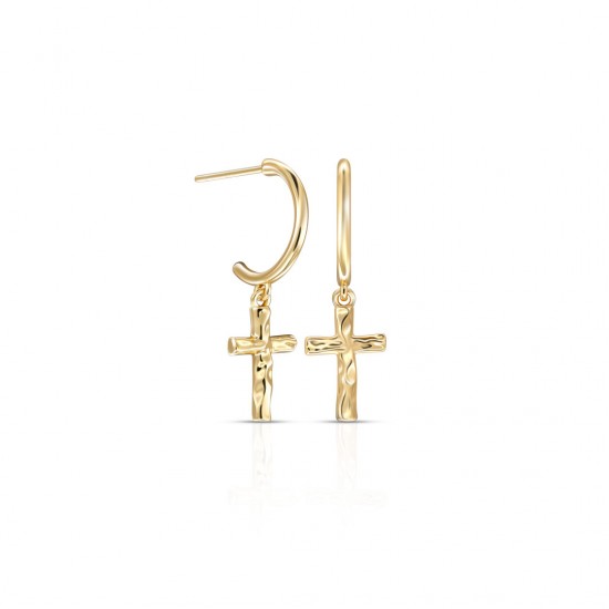 Croce Gold Earrings