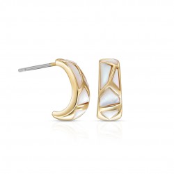 Kaigara Mother Of Pearl Gold Earrings