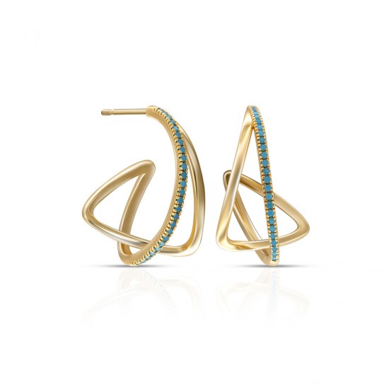 Anting Emas Turquis Jazz