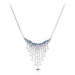 Kimora Zircon Silver Necklace