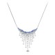 Kimora Zircon Silver Necklace