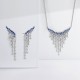 Kimora Zircon Silver Necklace
