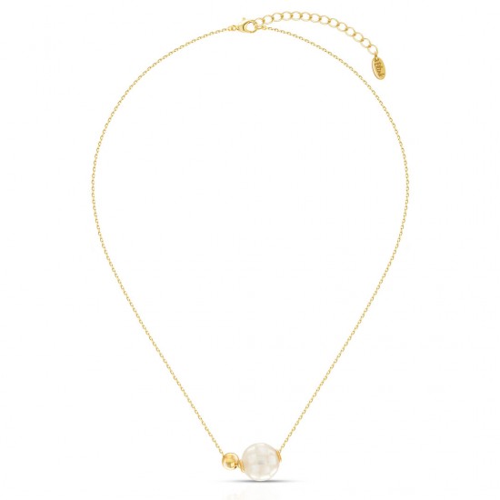 Aruba Mother Of Pearl Gold Necklace