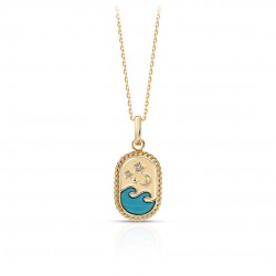 Wave Gold Necklace