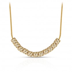 Tube Gold Necklace