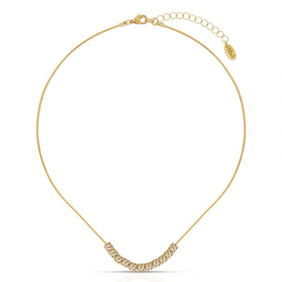 Tube Gold Necklace