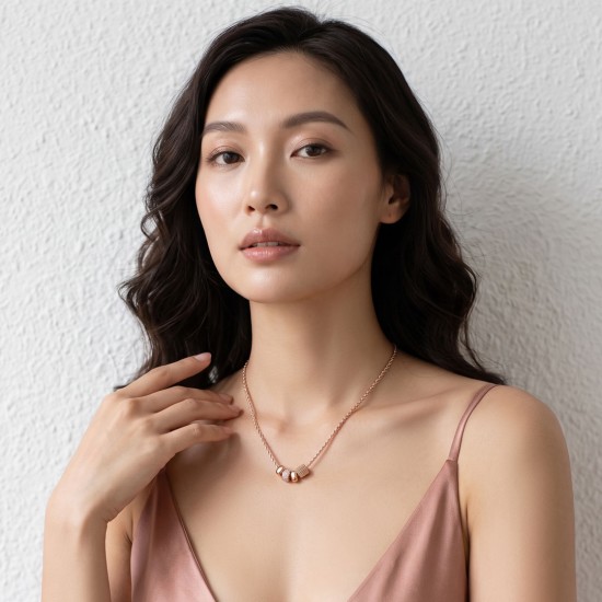 Runa Rose Gold Necklace