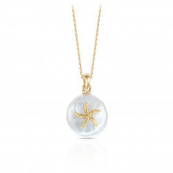Malibu Pearl Gold Necklace