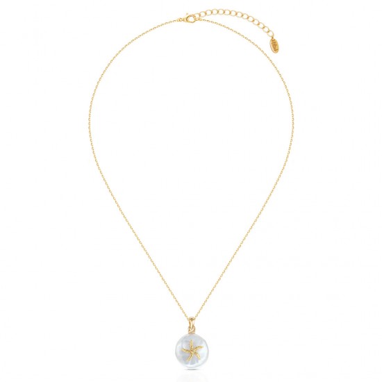 Malibu Pearl Gold Necklace