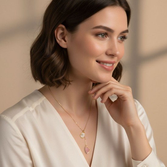 Kalung Emas Mother of Pearl Eurasia