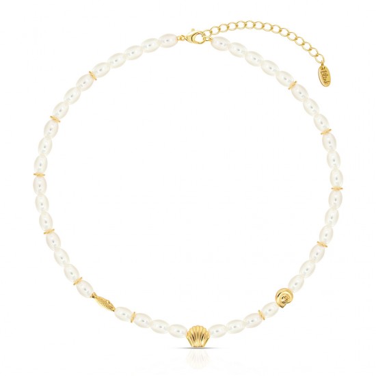 Kalung Emas Mutiara Emora