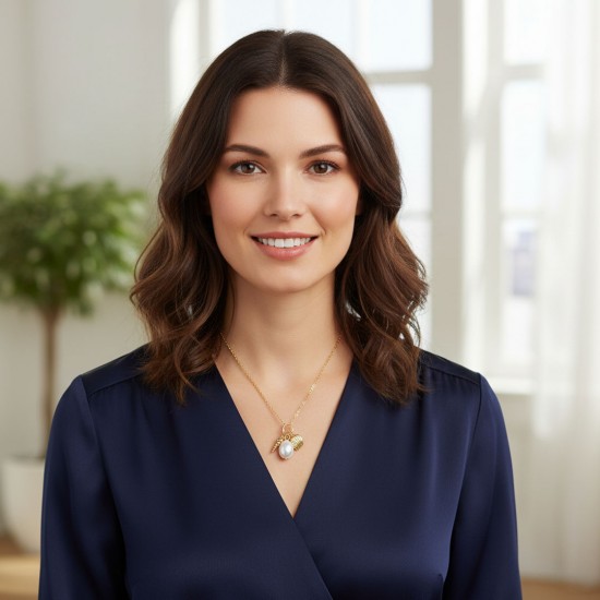 Kalung Emas Mutiara Shores