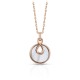 Infinito Mother Of Pearl Rose Gold Necklace