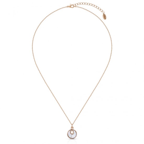 Infinito Mother Of Pearl Rose Gold Necklace