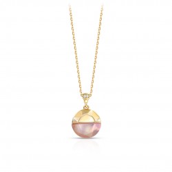 Pink Eclipse Gold Necklace Pink Eclipse Gold Necklace