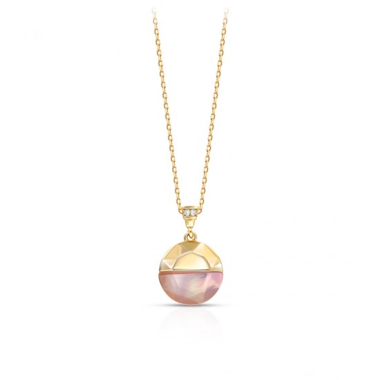 Pink Eclipse Gold Necklace Pink Eclipse Gold Necklace