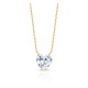 Liebe Zircon Gold Necklace