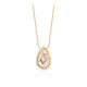Kaigara Mother Of Pearl Gold Necklace