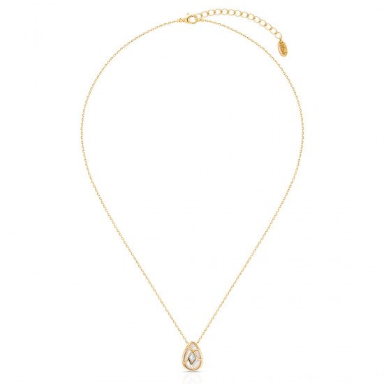 Kaigara Mother Of Pearl Gold Necklace