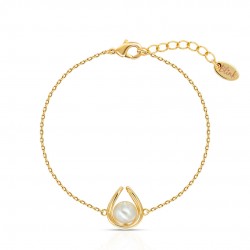 Gelang Mutiara Emas Mima