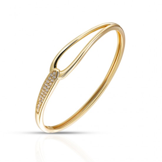 Vio Zircon Gold Bracelet