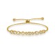 Geo Zircon Gold Bracelet