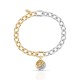 Sol and Luna Two Tone Bracelet