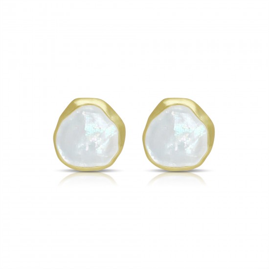 Isola Mother of Pearl Gold Earrings