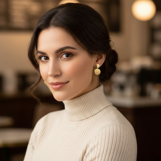 Duo Sorella Gold Earrings