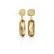 Puff Gold Earrings