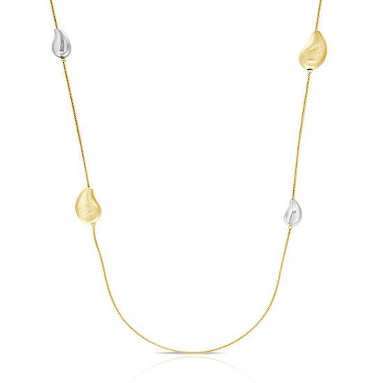 Filipa Two Tone Long Necklace