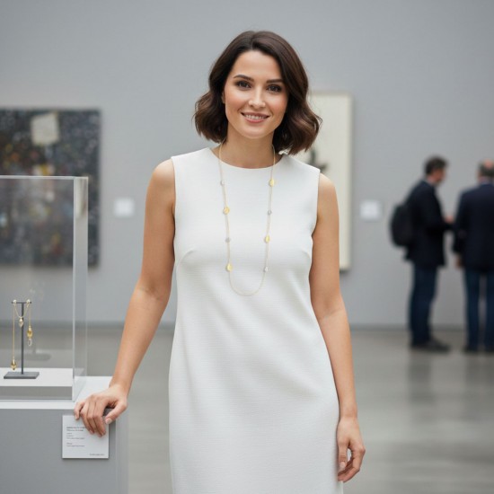 Filipa Two Tone Long Necklace