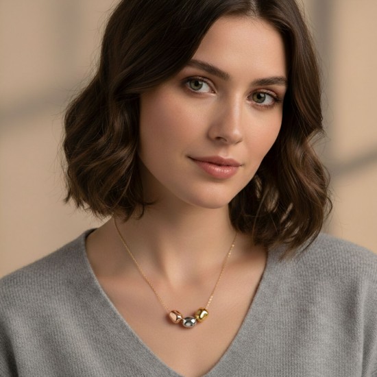 Gili Tri Tone Necklace