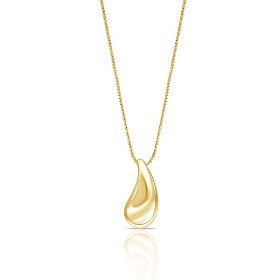 Kalung Emas Plain Drop