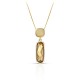 Puff Gold Necklace