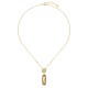 Puff Gold Necklace