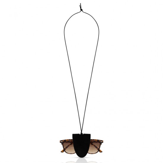 Black Suede Eyeglasses Holder Necklace Black Suede Eyeglasses Holder Necklace