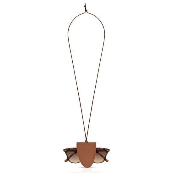 Brown Eyeglasses Holder Necklace