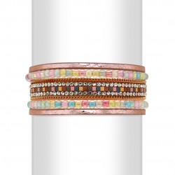 Gelang Emas Colorful Beads