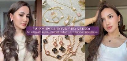 Fashion Jewellery for Every Journey: Bali escape, city getaway, or romantic holiday? Let your jewellery travel with you.